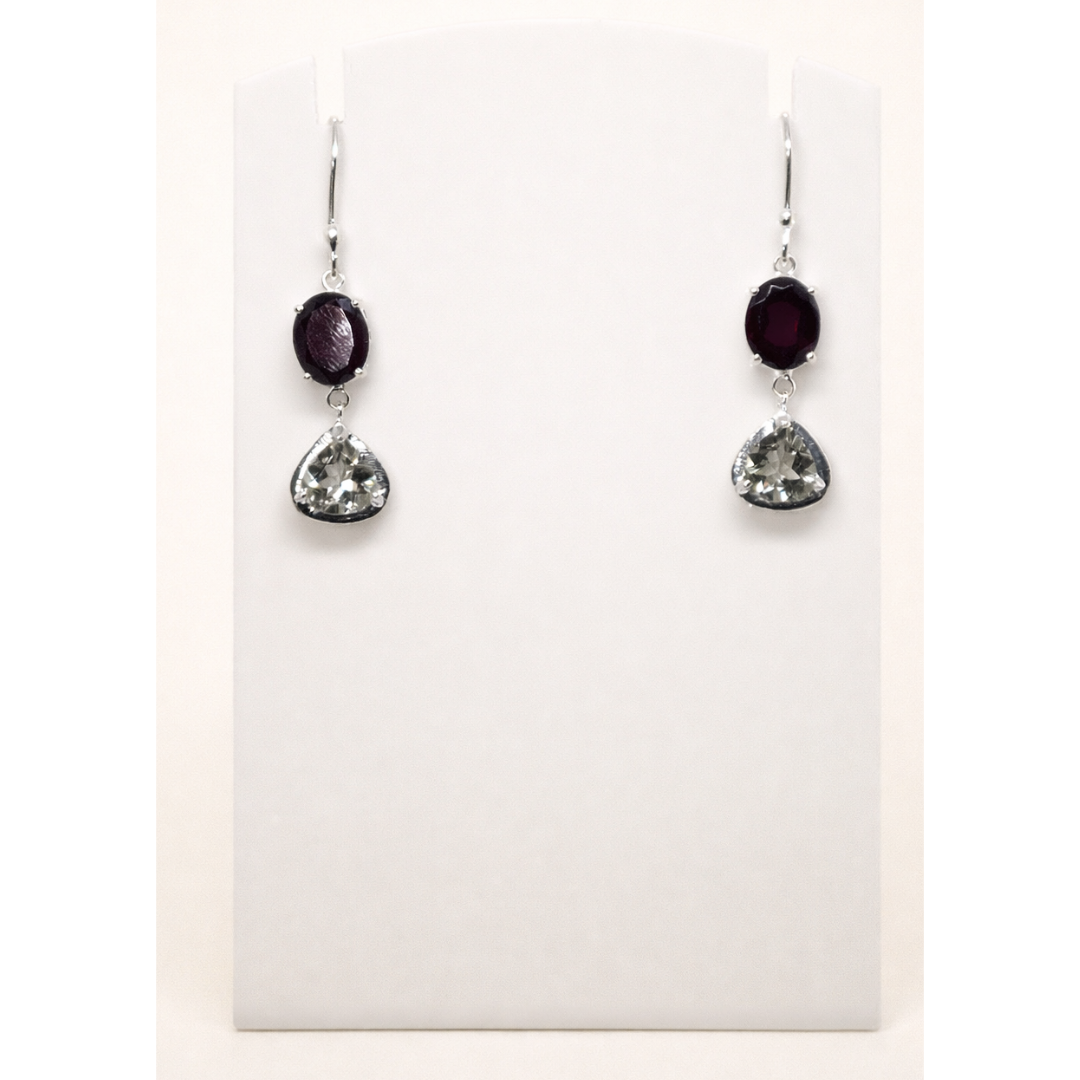 Black Onyx Filigree Drop Earrings